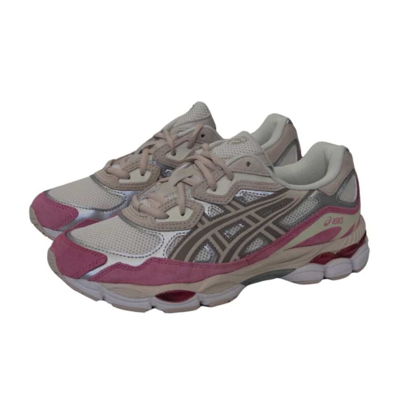 chaussures ASICS NYC gel lyte rose baskets running mixte chez sport aventure à Orange