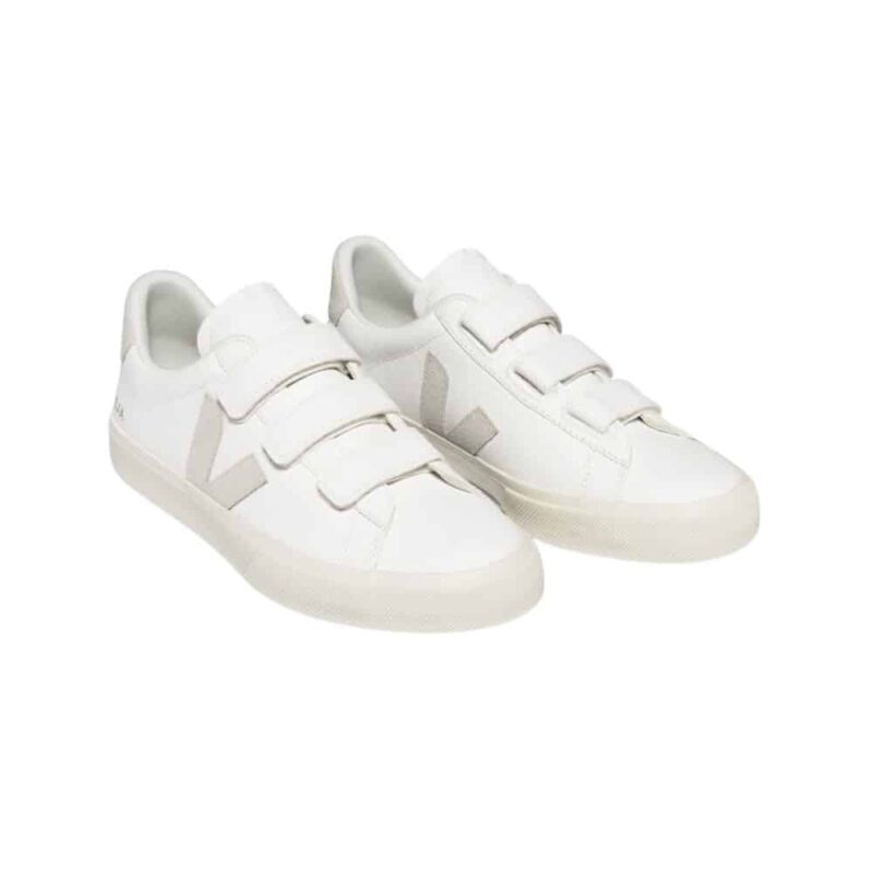 basket femme veja recife velcro naturel