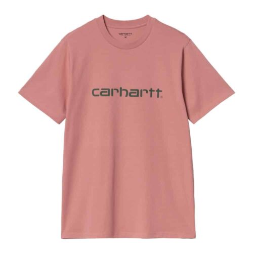 CARHARTT Script T-shirt dusty rose