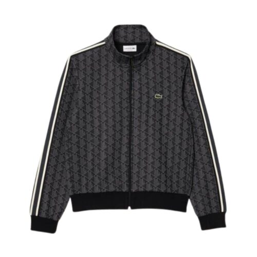 LACOSTE Veste zippée Paris monogramme noir