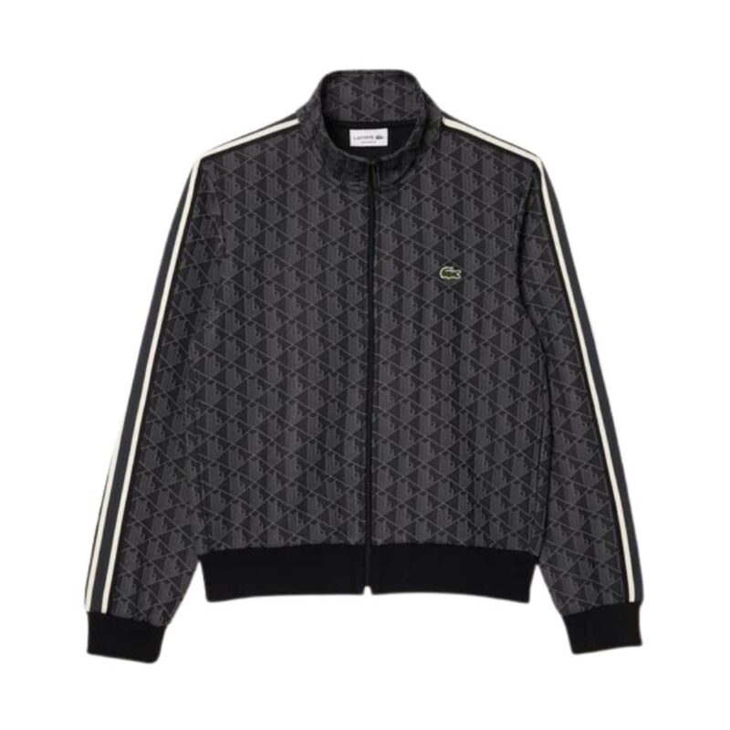 Veste Lacoste monogramme noir pour homme chez sport aventure à Orange