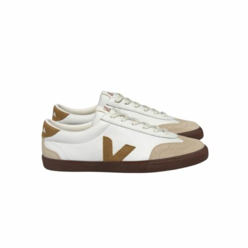 VEJA Volley leather white femme