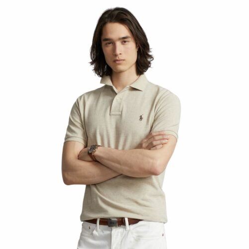 RALPH LAUREN Polo slim écru