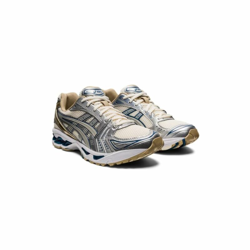 chaussures Asics gel kayano 14 naturel silver