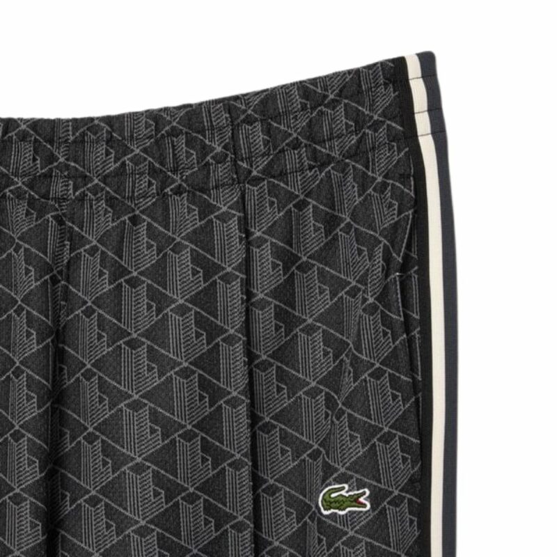 pantalon imprimé monogramme Lacoste