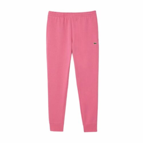 LACOSTE Pantalon coton bio fushia