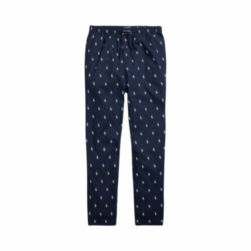 RALPH LAUREN Pantalon léger imprimé marine