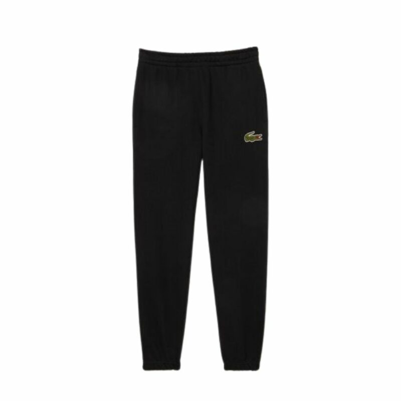 pantalon LACOSTE en coton loose fit NOIR chez sport aventure à Orange