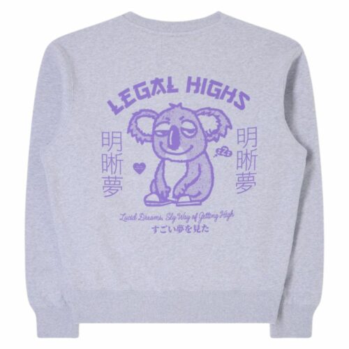 EDWIN Legal sweat grey col rond