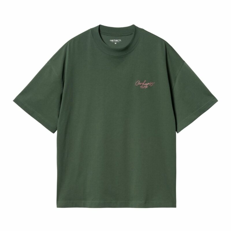 t-shirt carhartt wip signature green chez sport aventure à Orange