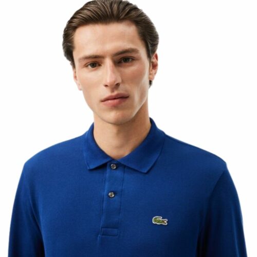 LACOSTE Polo classic bleu M. Longues