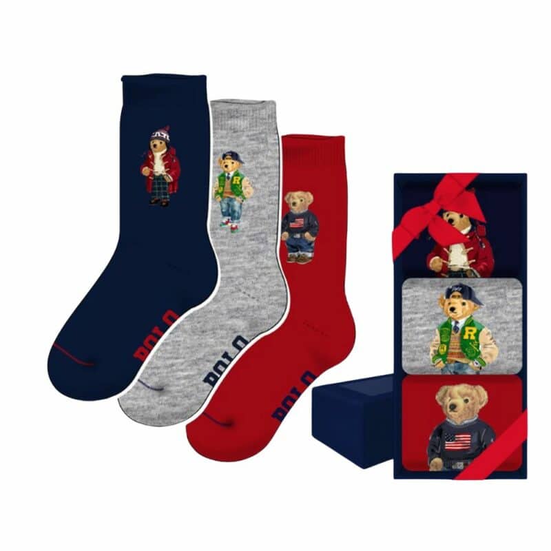 ralph lauren socks chaussettes bear