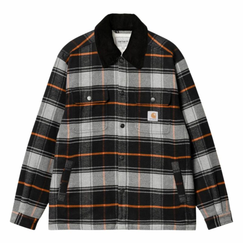 carhartt wip surchemise carreaux baris en flanelle