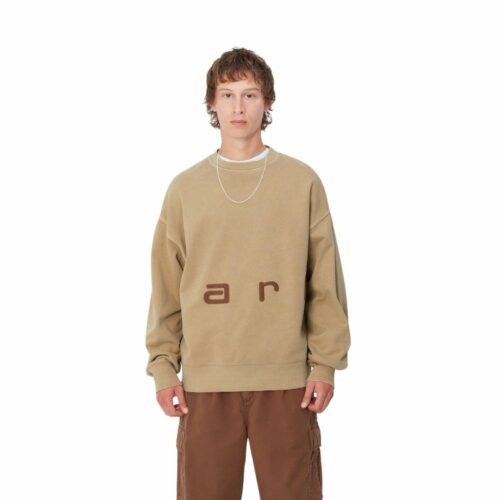 CARHARTT WIP sweat Felt script peanut