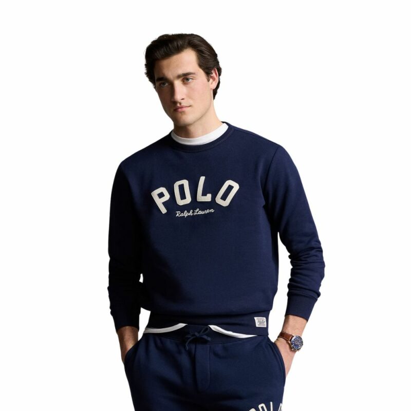 sweat logo polo ralph lauren navy pour homme chez sport aventure à Orange