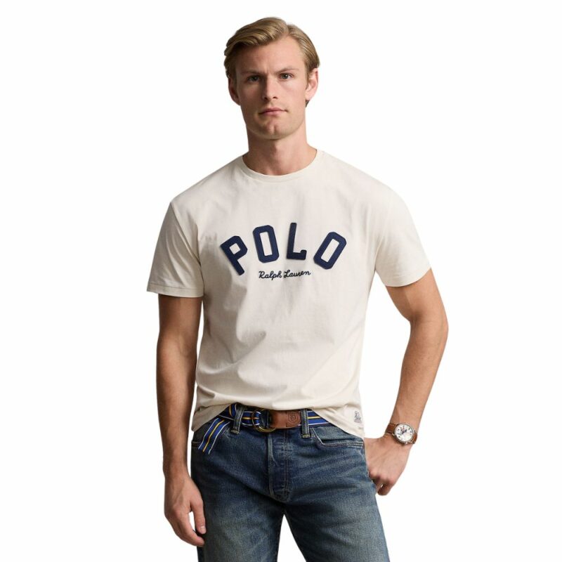 t-shirt polo ralph lauren white chez sport aventure à Orange