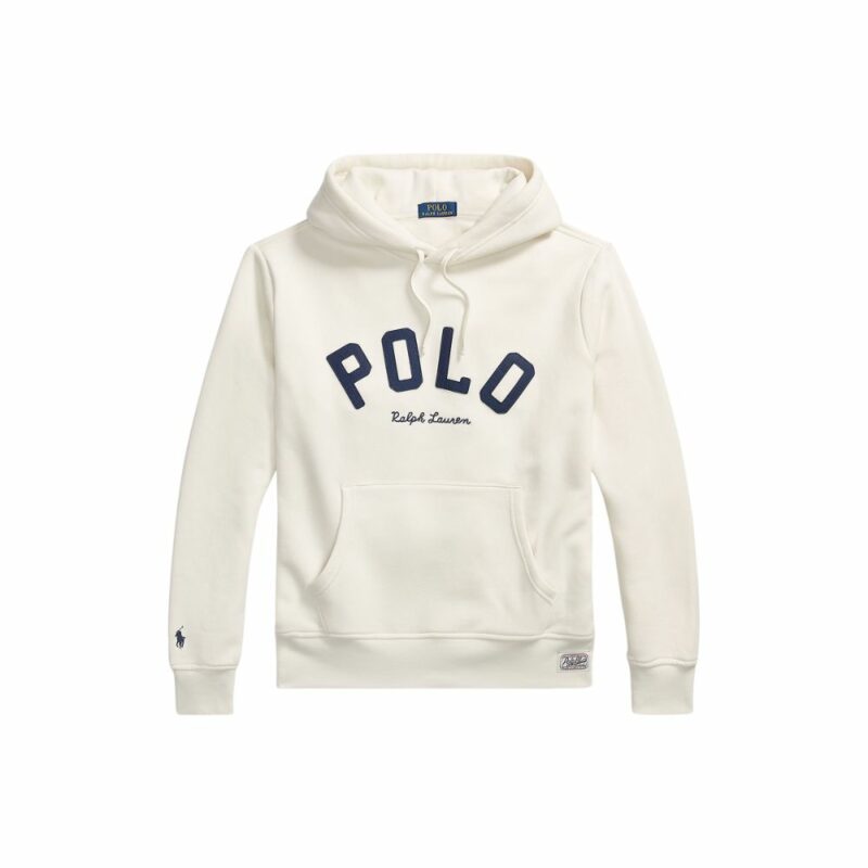 polo ralph lauren sweatshirt cream à capuche