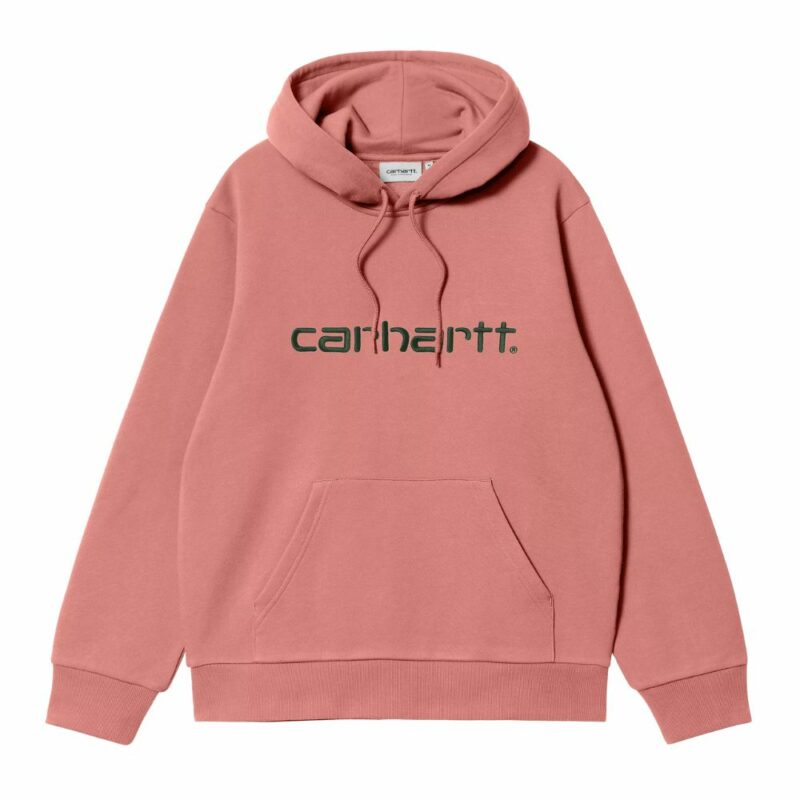 sweat à capuche rose carhartt wip