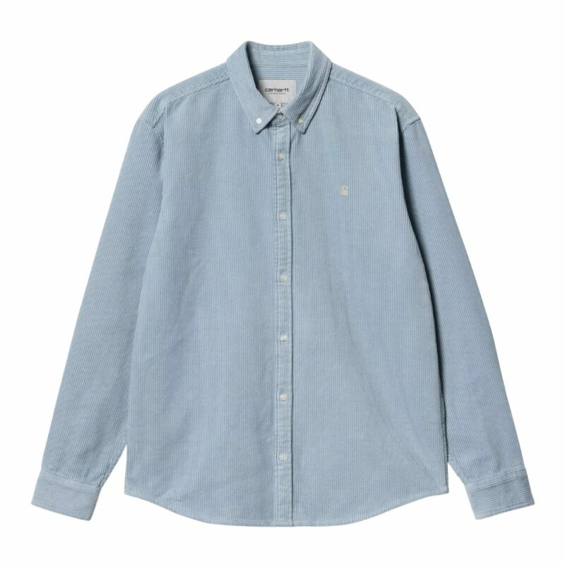 chemise en velours carhartt wip madison dusty bleu chez sport aventure à Orange