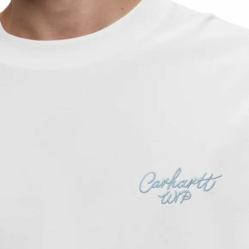 CARHARTT WIP t-shirt Signature script white