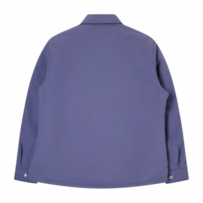 blouson Edwin violet , surchemise edwin a pression violet