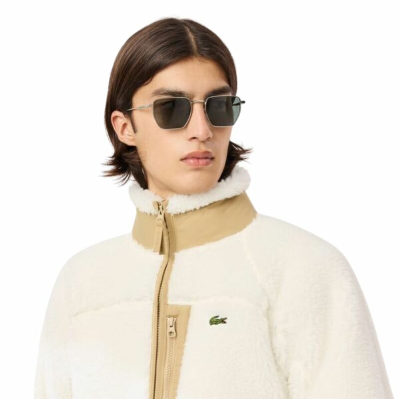 lacoste veste polaire sherpa farine