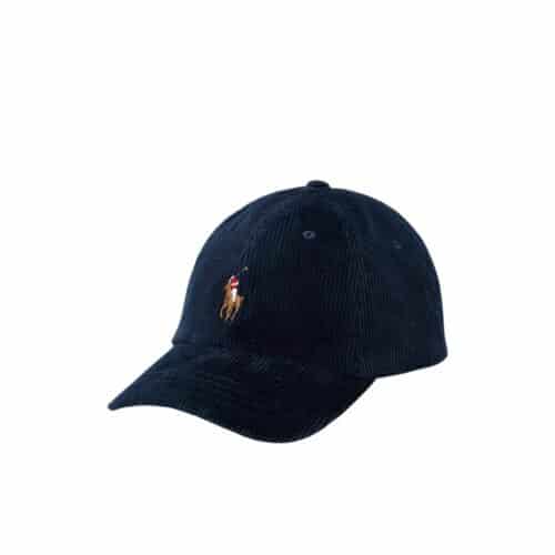 RALPH LAUREN casquette velours navy