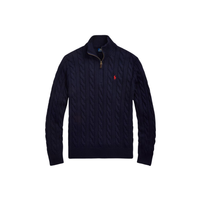 pull torsade navy ralph lauren