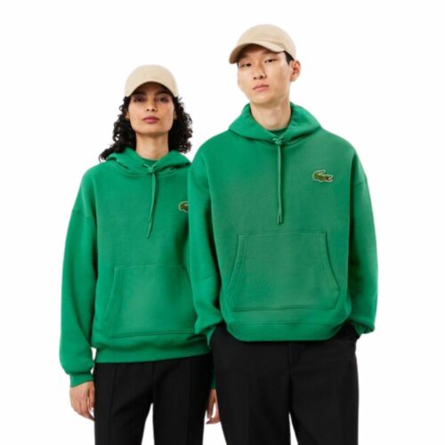 LACOSTE Sweatshirt capuche vert croco XXL