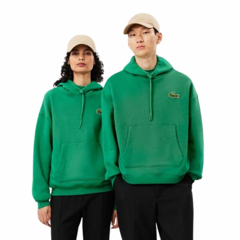 SWEAT CAPUCHE LACOSTE VERT chez sport aventure à Orange