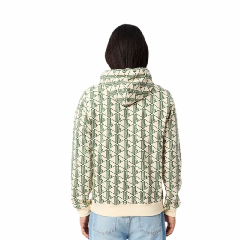 lacoste sweatshirt monogramme vert