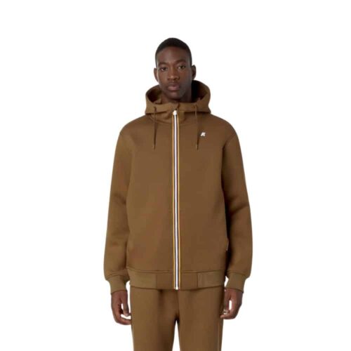 K-WAY Sweat zippé Rainer brown