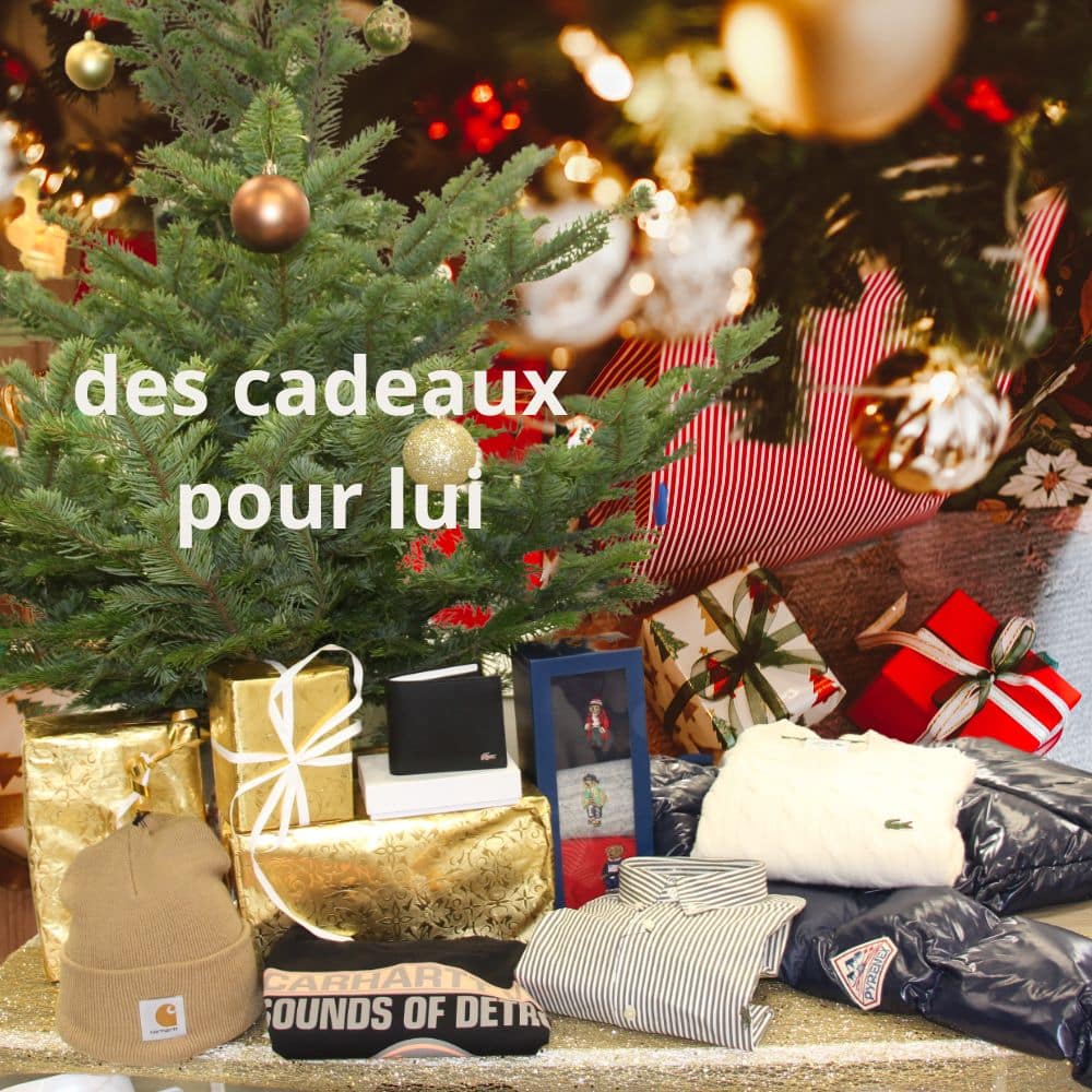 des cadeaux à offrir pour lui pour Noel , Lacoste, ralph lauren, k-way, veja, asics, new balance, eatpack, jott, carhartt, edwin