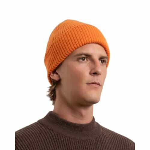 Mackie bonnet Barra laine orange