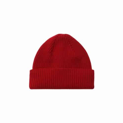 Mackie bonnet Barra laine rouge