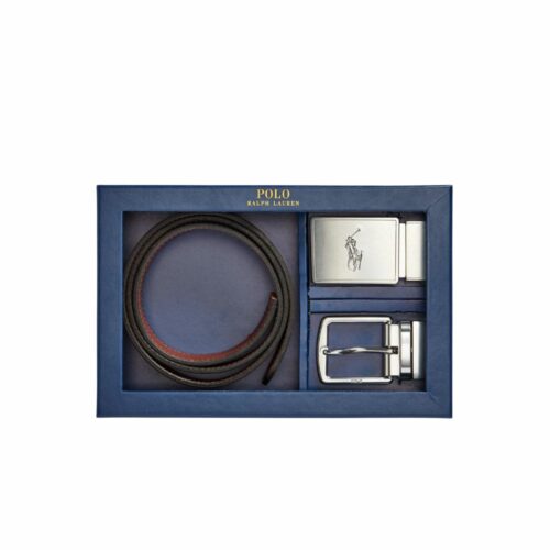 RALPH LAUREN Coffret ceinture en cuir