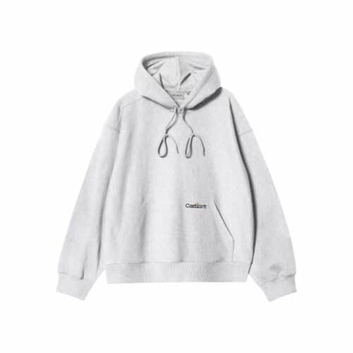 CARHARTT Hooded Label script ash heather