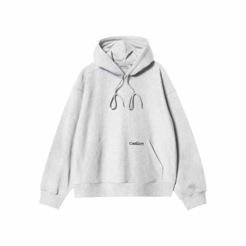 SWEATSHIRT carhartt wip label script ash heather chez sport aventure à Orange