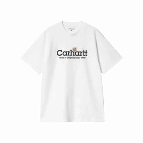 CARHARTT T-shirt Label script white