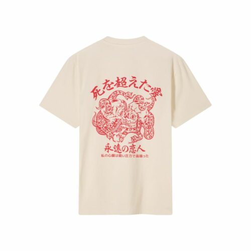 EDWIN T-shirt Forever Lover cream