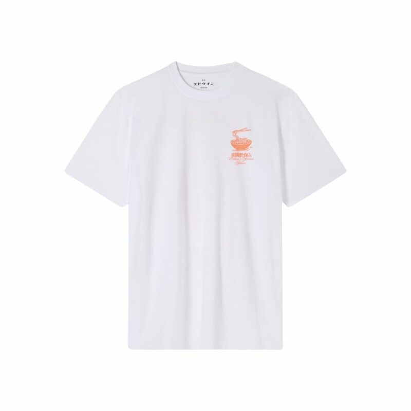 t-shirt edwin ramen white pour homme made in japan chez sport aventure à Orange