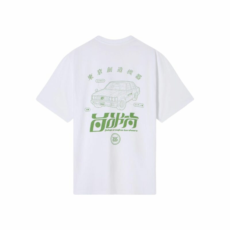 edwin marque japonaise streetwear t-shirt staff white