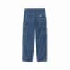 pantalon jean homme poche outil blue single knee pant heart