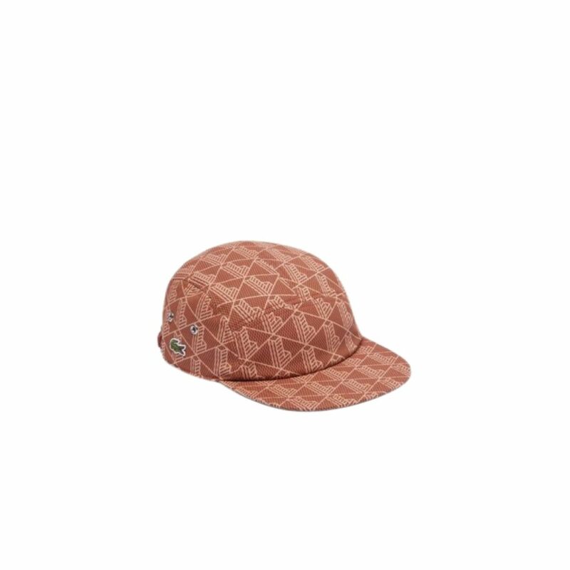 casquette Lacoste monogramme terracotta marron chez sport aventure à Orange