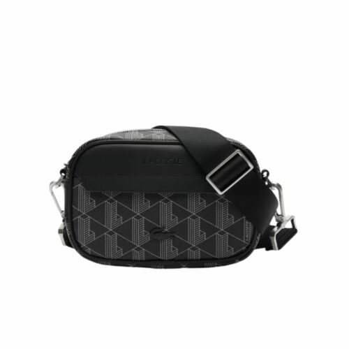 LACOSTE sacoche reporter The blend monogramme noir