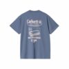 carharrt wip t-shirt catalogue bleu à logo