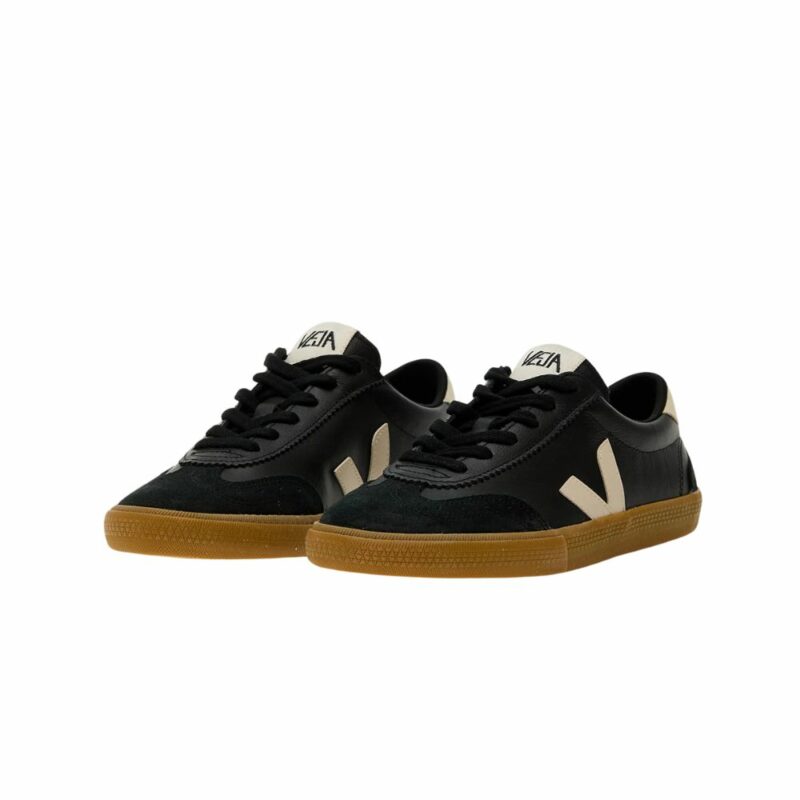 chaussures veja eco responsable en cuir noir