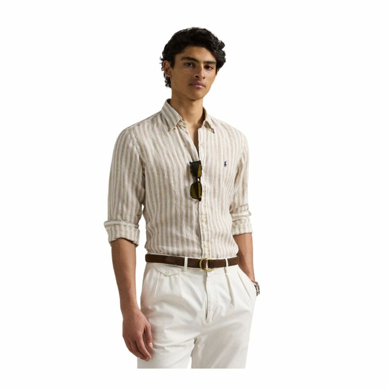 chemise Ralph lauren en lin beige chez sport aventure à Orange