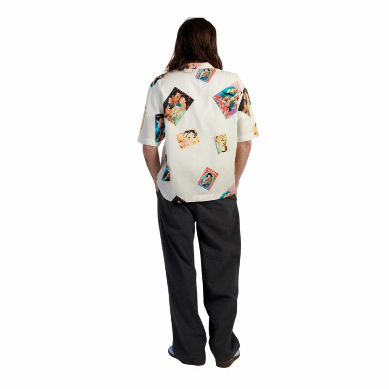 chemise imprimée edwin manches courtes