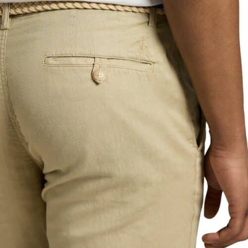 RALPH LAUREN Pantalon lin beige vintage